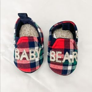 DEARFOAMS BABY BEAR SHERPA SLIPPERS